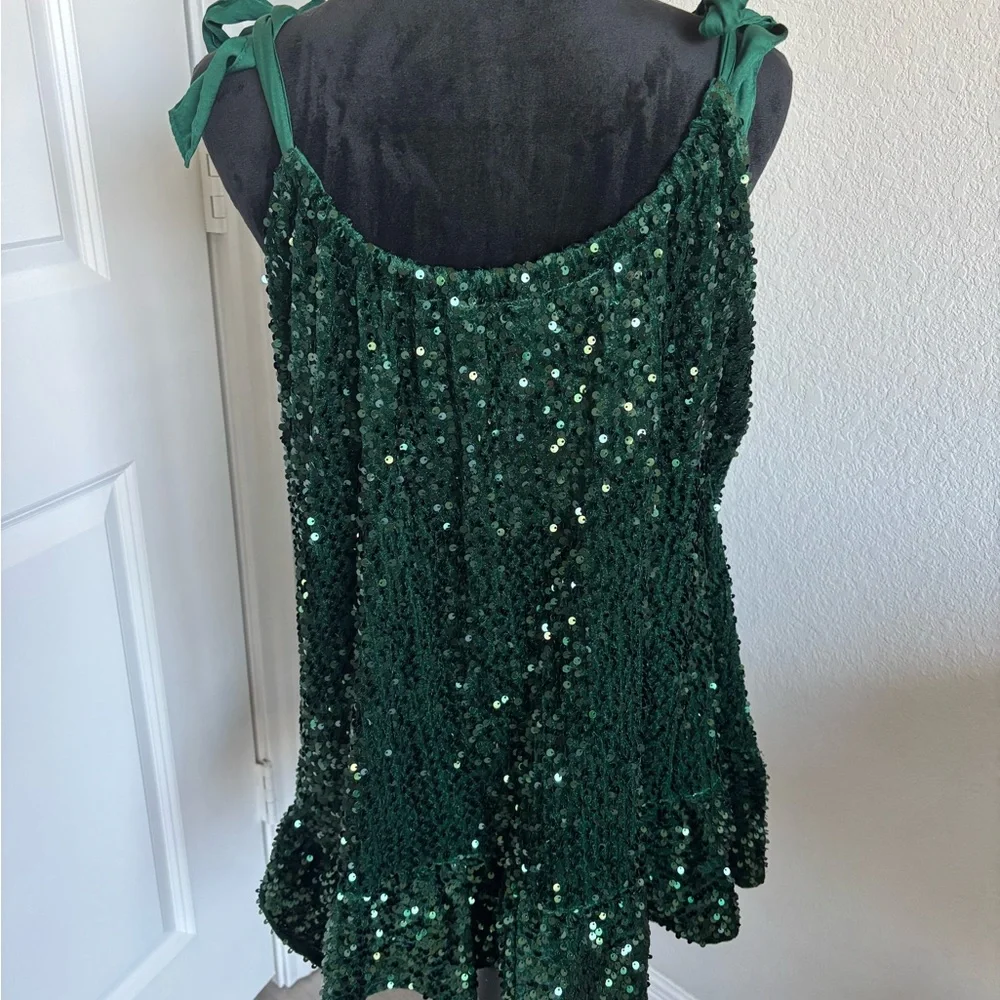 Free People Nova Convertible Strap Sequin‎ Mini Dress Size Small